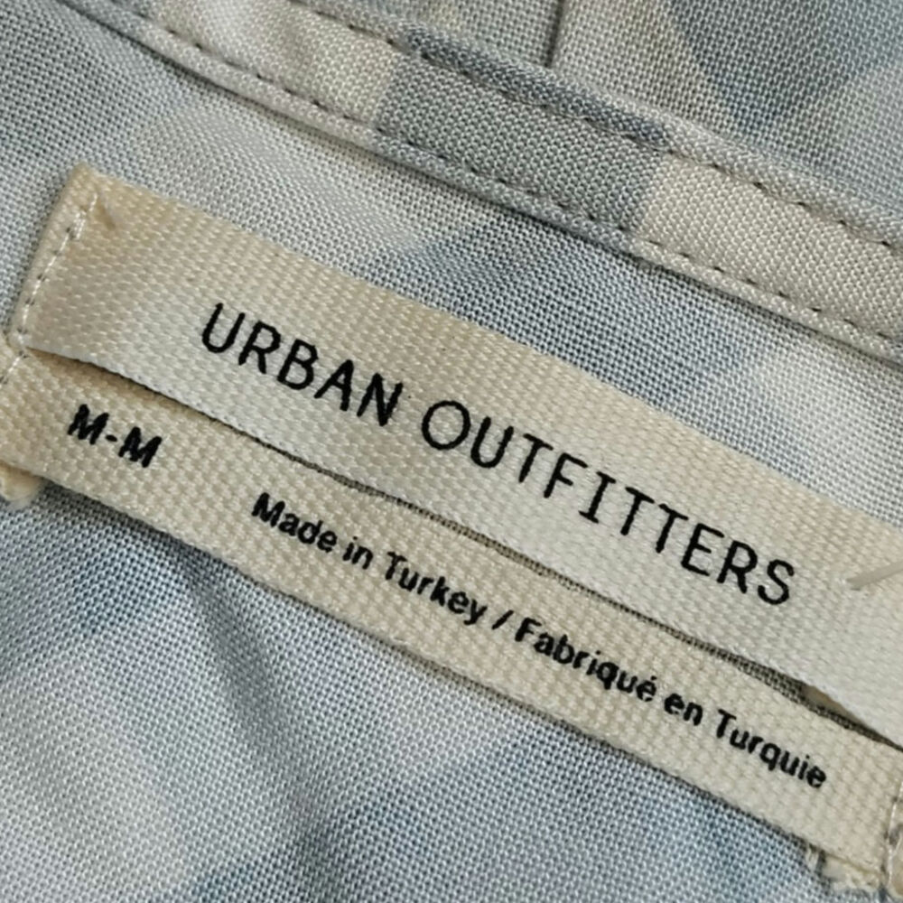 Urban Outfitters Blue White Gingham Wide Leg Jumpsuit Romper Womens Medium - Picture 7 of 7